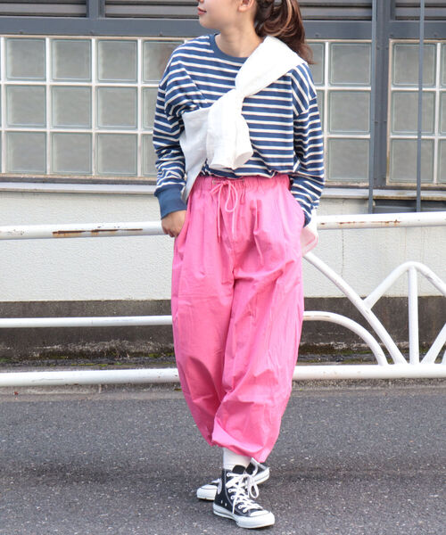 fredy repit（フレディレピ）の「[新色追加]ミリタリーサーカスパンツ　【ユニセックス】（その他パンツ・レディース・ライトブルー/オリーブ/ベージュ/ピンク/ブラック/ブルー系その他・38）」の9枚目の写真