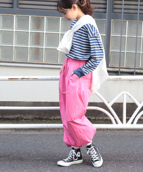 fredy repit（フレディレピ）の「[新色追加]ミリタリーサーカスパンツ　【ユニセックス】（その他パンツ・レディース・ライトブルー/オリーブ/ベージュ/ピンク/ブラック/ブルー系その他・38）」の10枚目の写真