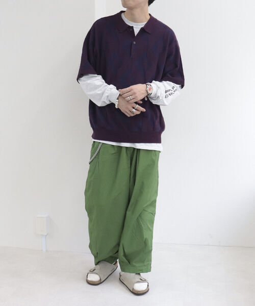 fredy repit（フレディレピ）の「[新色追加]ミリタリーサーカスパンツ　【ユニセックス】（その他パンツ・レディース・ライトブルー/オリーブ/ベージュ/ピンク/ブラック/ブルー系その他・38）」の3枚目の写真