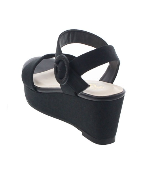 JELLY BEANS（ジェリービーンズ）の「型押しバックルベルトサンダル(204-4672)JELLY BEANS(ジェリービーンズ)（サンダル・レディース・ブラック/ベージュ/ネイビー/グレイッシュベージュ・LL/L/M/S）」の6枚目の写真