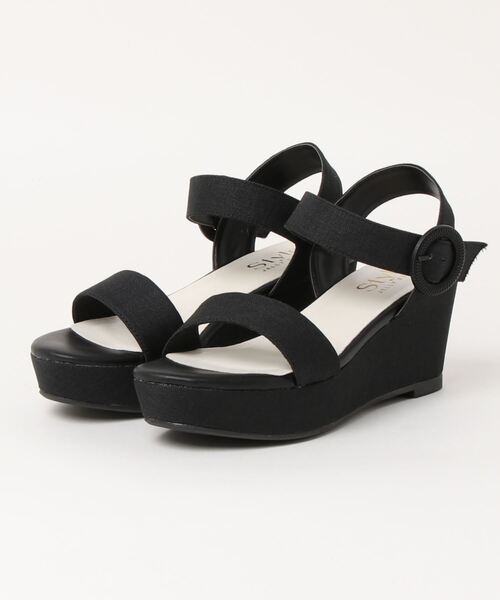 JELLY BEANS（ジェリービーンズ）の「型押しバックルベルトサンダル(204-4672)JELLY BEANS(ジェリービーンズ)（サンダル・レディース・ブラック/ベージュ/ネイビー/グレイッシュベージュ・LL/L/M/S）」の11枚目の写真