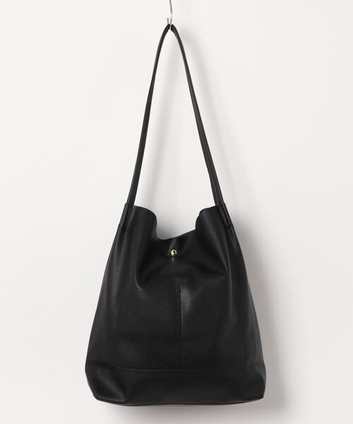 KMC DETAILS（ケーエムシーディテイルズ）の「Legato Largo レガートラルゴ  / さくっと使える シンプルな お気軽 トートバッグ / LG-E1242（トートバッグ・レディース・レオパード/ミント/ピンク/ブラック/ブラウン/シルバー/ダークグリーン・ONESIZE）」の8枚目の写真