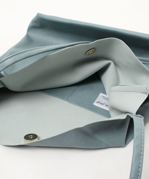 KMC DETAILS（ケーエムシーディテイルズ）の「Legato Largo レガートラルゴ  / さくっと使える シンプルな お気軽 トートバッグ / LG-E1242（トートバッグ・レディース・レオパード/ミント/ピンク/ブラック/ブラウン/シルバー/ダークグリーン・ONESIZE）」の14枚目の写真