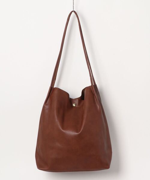 KMC DETAILS（ケーエムシーディテイルズ）の「Legato Largo レガートラルゴ  / さくっと使える シンプルな お気軽 トートバッグ / LG-E1242（トートバッグ・レディース・レオパード/ミント/ピンク/ブラック/ブラウン/シルバー/ダークグリーン・ONESIZE）」の19枚目の写真