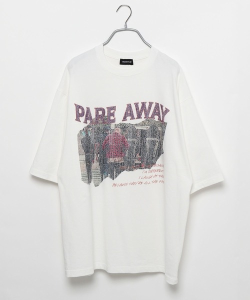 PBLIM（ページボーイリム）の「PAGEBOYLIM/ロックグラフィックルーズT（Tシャツ/カットソー・レディース・ブラック/オフホワイト・MEDIUM/LARGE）」の7枚目の写真