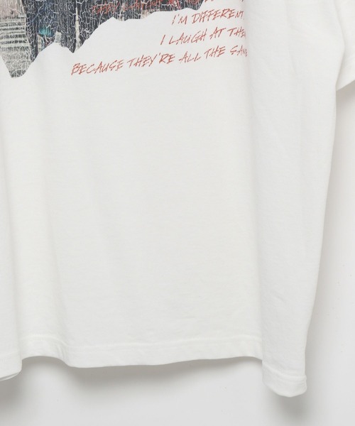 PBLIM（ページボーイリム）の「PAGEBOYLIM/ロックグラフィックルーズT（Tシャツ/カットソー・レディース・ブラック/オフホワイト・MEDIUM/LARGE）」の17枚目の写真