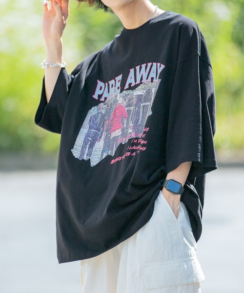 セール】PAGEBOYLIM/ロックグラフィックルーズT（Tシャツ