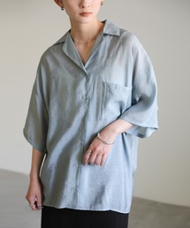 select MOCA | 2023 SS シアーメンズライクシャツ(シャツ/ブラウス)