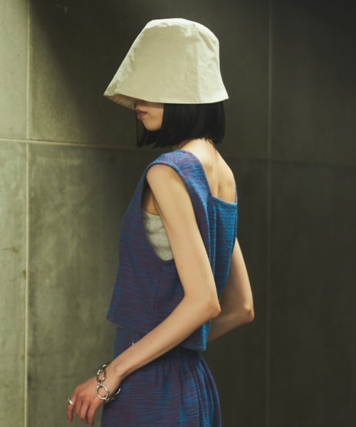 VACANCY（ヴァカンシー）の「SET UP ミックスカラービスチェ（タンクトップ・レディース・ブラック/ブルー・FREE）」の19枚目の写真