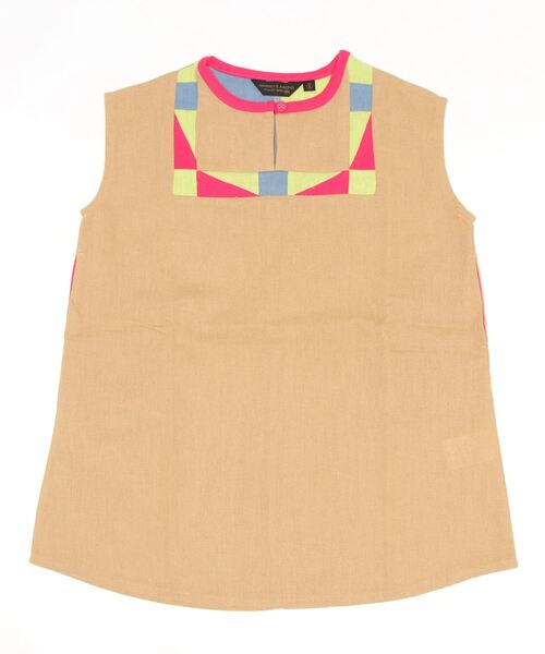 A BOND（アボンド）の「パッチワークワンピース（kids/S～LL）（ワンピース・キッズ・ベージュ/グリーン・LL/M/L/S）」の16枚目の写真