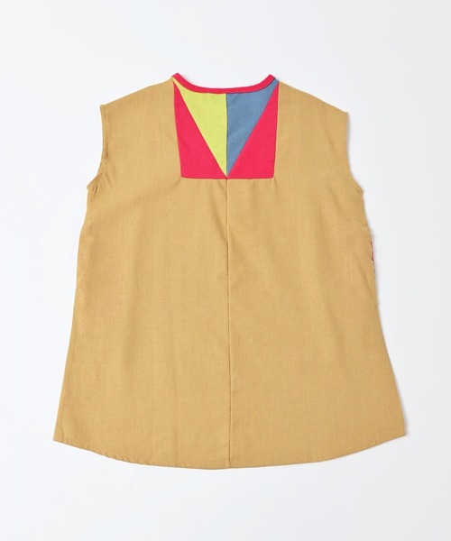 A BOND（アボンド）の「パッチワークワンピース（kids/S～LL）（ワンピース・キッズ・ベージュ/グリーン・LL/M/L/S）」の9枚目の写真