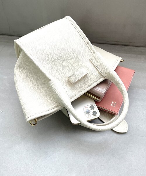 OPAQUE.CLIP（オペークドットクリップ）の「◆コンビミニショルダーバッグ【2WAY】（ショルダーバッグ・レディース・オフホワイト/サンドベージュ/ブラック系2/ダークグリーン系2・00）」の14枚目の写真