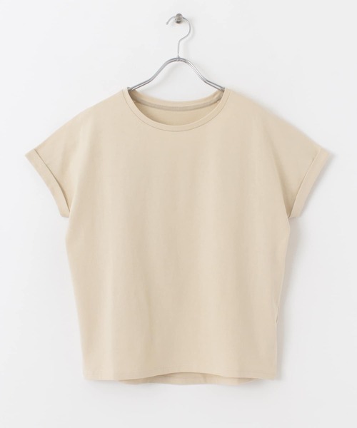 URBAN RESEARCH（アーバンリサーチ）の「BACK LOGO T-SHIRTS（Tシャツ/カットソー・レディース・スミクロ/ピンク/ベージュ・FREE）」の3枚目の写真