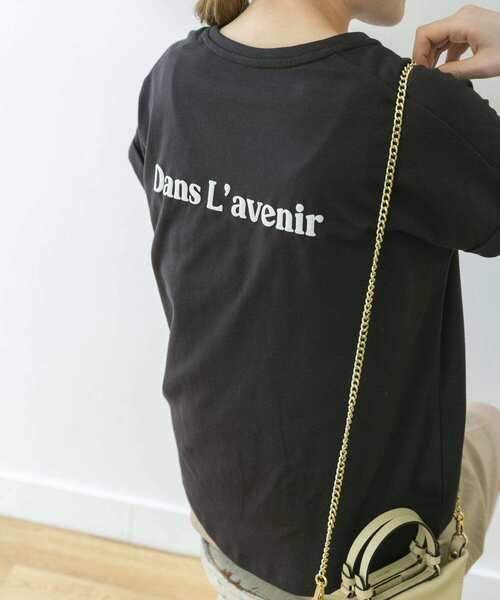 URBAN RESEARCH（アーバンリサーチ）の「BACK LOGO T-SHIRTS（Tシャツ/カットソー・レディース・スミクロ/ピンク/ベージュ・FREE）」の13枚目の写真