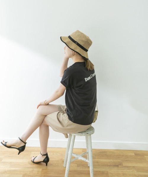 URBAN RESEARCH（アーバンリサーチ）の「BACK LOGO T-SHIRTS（Tシャツ/カットソー・レディース・スミクロ/ピンク/ベージュ・FREE）」の15枚目の写真