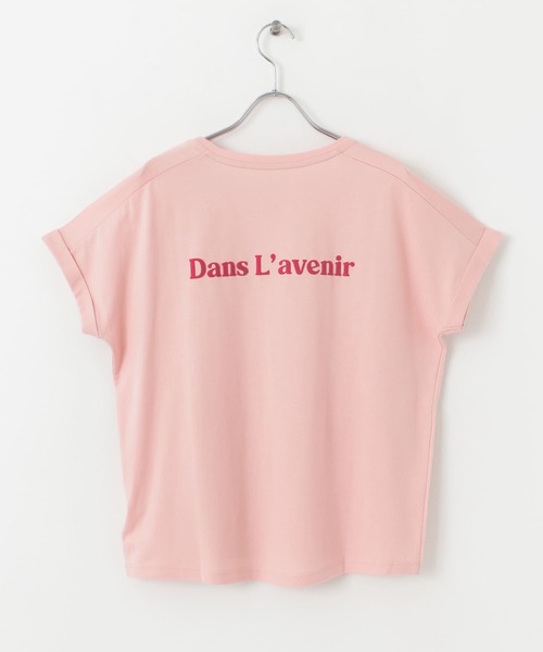 URBAN RESEARCH（アーバンリサーチ）の「BACK LOGO T-SHIRTS（Tシャツ/カットソー・レディース・スミクロ/ピンク/ベージュ・FREE）」の20枚目の写真