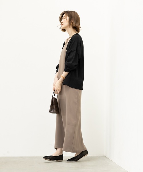 GeeRA（ジーラ）の「ワイドシルエットカーディガン（カーディガン/ボレロ・レディース・ブラック/ベージュ/ピンク・MEDIUM/LARGE/X-LARGE）」の11枚目の写真