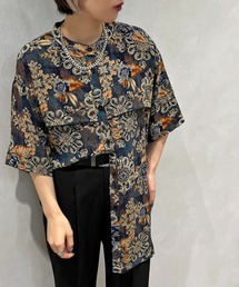 apres jour mignon | 柄バンドカラー半袖シャツ【ZOZOTOWN限定アイテム】(シャツ/ブラウス)