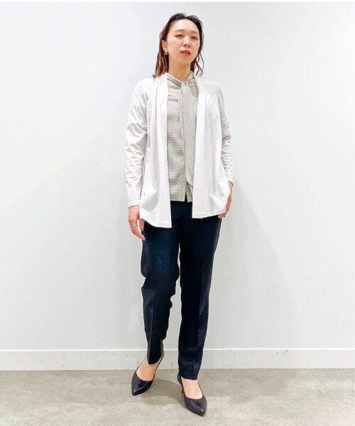 UNTITLED(アンタイトル)の「◆<通勤>ジオメアート ボウタイブラウス【洗える】(シャツ/ブラウス・レディース・ホワイト系3/ブラック系・00/04/44/01/02/50/48/03)」の17枚目の写真