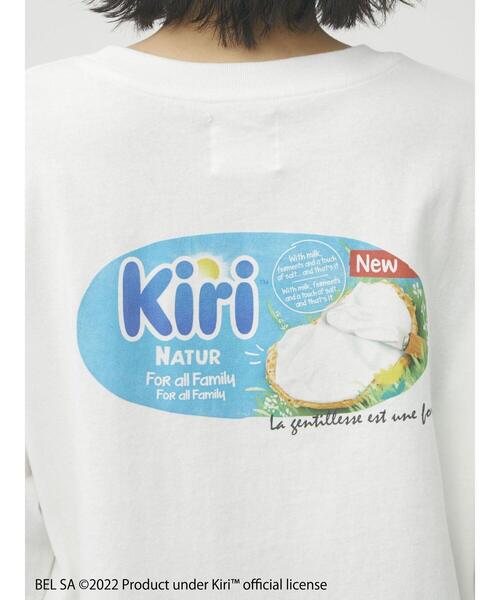 Green Parks(グリーンパークス)の「KiriクリームチーズプリントT(Tシャツ/カットソー・レディース・オフホワイト・FREE)」の7枚目の写真