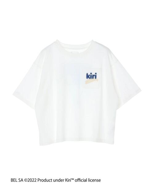 Green Parks(グリーンパークス)の「KiriクリームチーズプリントT(Tシャツ/カットソー・レディース・オフホワイト・FREE)」の9枚目の写真