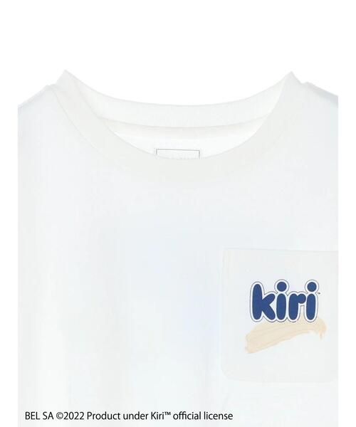 Green Parks(グリーンパークス)の「KiriクリームチーズプリントT(Tシャツ/カットソー・レディース・オフホワイト・FREE)」の11枚目の写真