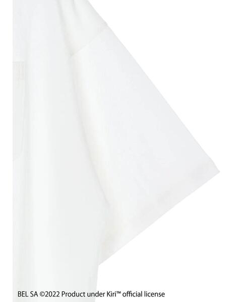 Green Parks(グリーンパークス)の「KiriクリームチーズプリントT(Tシャツ/カットソー・レディース・オフホワイト・FREE)」の12枚目の写真