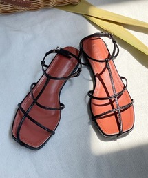 Futier land | スクエアトゥコードストラップサンダル(サンダル)