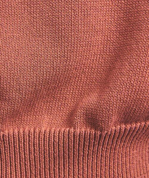 UNITED ARROWS（ユナイテッドアローズ）の「C/P ボトルネック ノースリーブ ニット（ニット/セーター・レディース・ブラック/ブラウン/ターコイズブルー/オレンジ系その他・FREE）」の5枚目の写真