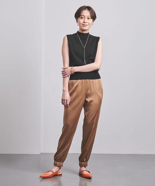 UNITED ARROWS（ユナイテッドアローズ）の「C/P ボトルネック ノースリーブ ニット（ニット/セーター・レディース・ブラック/ブラウン/ターコイズブルー/オレンジ系その他・FREE）」の15枚目の写真