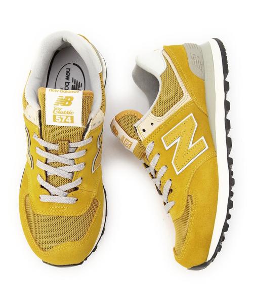 NEW BALANCE(ニューバランス)の「BYBC new balance ML574 スニーカー◆(スニーカー・レディース・ネイビー/イエロー/グレー・23cm/24.5cm/24cm/23.5cm/25cm)」の3枚目の写真