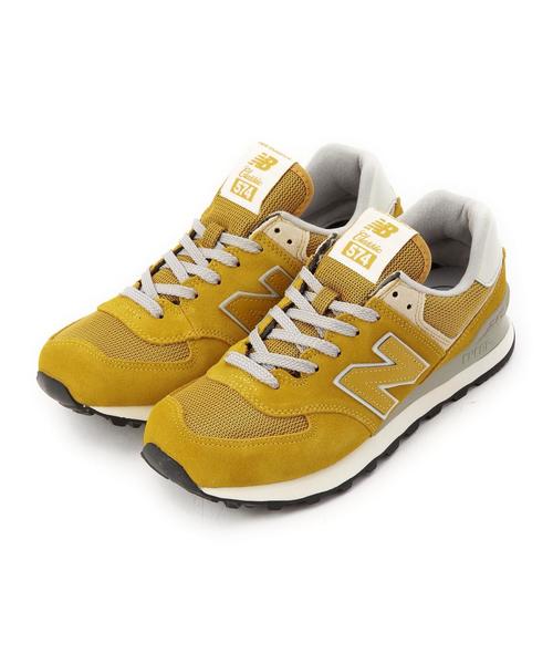 NEW BALANCE(ニューバランス)の「BYBC new balance ML574 スニーカー◆(スニーカー・レディース・ネイビー/イエロー/グレー・23cm/24.5cm/24cm/23.5cm/25cm)」の7枚目の写真