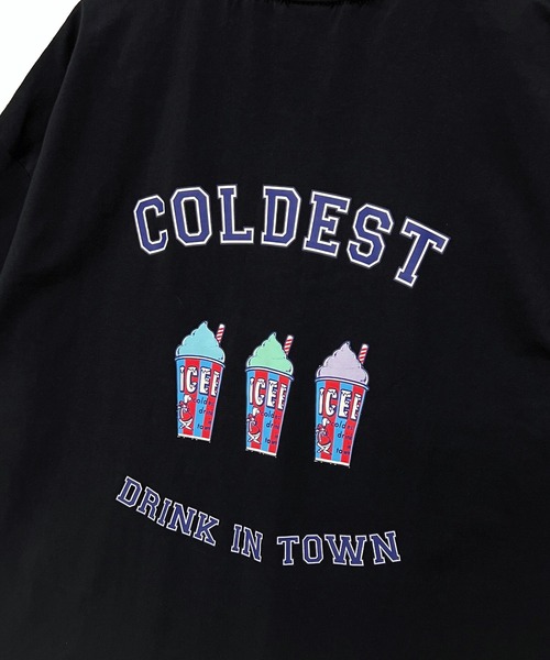 En serio TOKYO(エンソリオトーキョー)の「ICEE/アイシー 別注ビッグシルエット Tシャツ(Tシャツ/カットソー・メンズ・ブラック/ホワイト/ライトパープル・M/S/L)」の10枚目の写真
