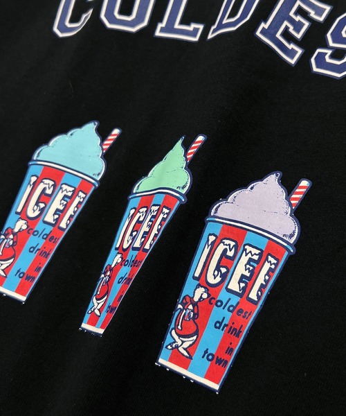 En serio TOKYO(エンソリオトーキョー)の「ICEE/アイシー 別注ビッグシルエット Tシャツ(Tシャツ/カットソー・メンズ・ブラック/ホワイト/ライトパープル・M/S/L)」の9枚目の写真