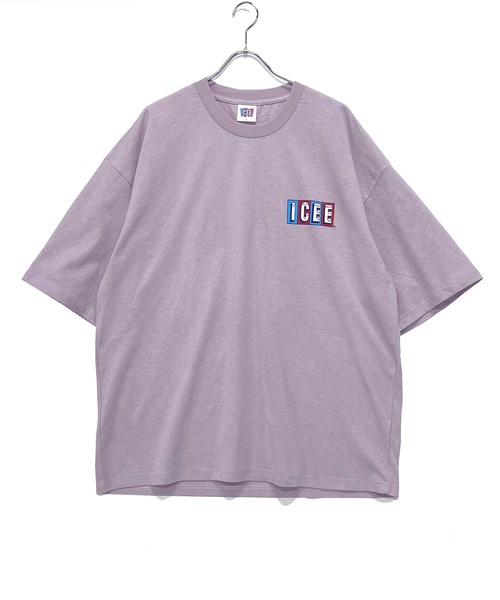 En serio TOKYO(エンソリオトーキョー)の「ICEE/アイシー 別注ビッグシルエット Tシャツ(Tシャツ/カットソー・メンズ・ブラック/ホワイト/ライトパープル・M/S/L)」の8枚目の写真