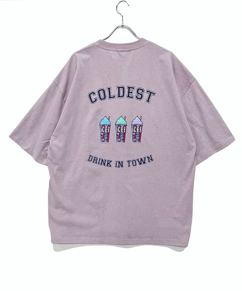 En serio TOKYO(エンソリオトーキョー)の「ICEE/アイシー 別注ビッグシルエット Tシャツ(Tシャツ/カットソー・メンズ・ブラック/ホワイト/ライトパープル・M/S/L)」の7枚目の写真