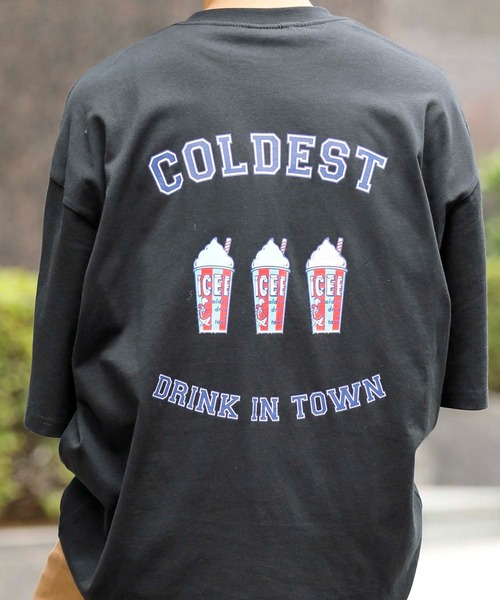 En serio TOKYO(エンソリオトーキョー)の「ICEE/アイシー 別注ビッグシルエット Tシャツ(Tシャツ/カットソー・メンズ・ブラック/ホワイト/ライトパープル・M/S/L)」の16枚目の写真