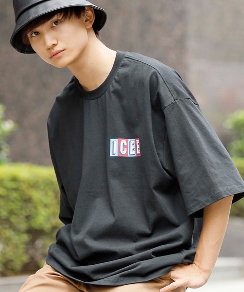 En serio TOKYO(エンソリオトーキョー)の「ICEE/アイシー 別注ビッグシルエット Tシャツ(Tシャツ/カットソー・メンズ・ブラック/ホワイト/ライトパープル・M/S/L)」の15枚目の写真
