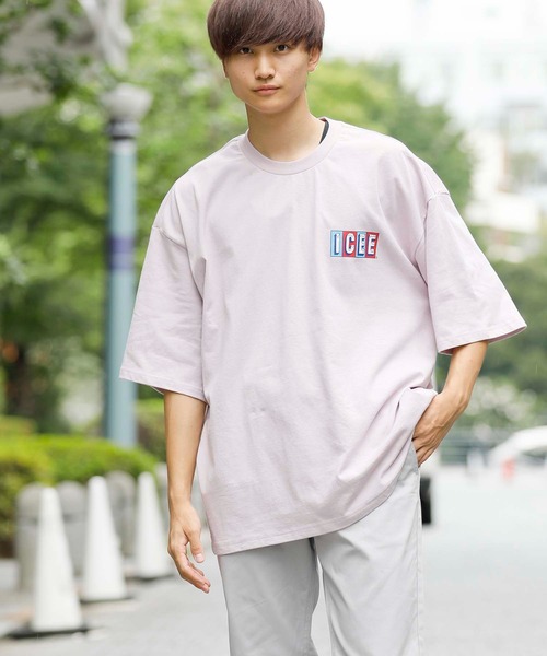 En serio TOKYO(エンソリオトーキョー)の「ICEE/アイシー 別注ビッグシルエット Tシャツ(Tシャツ/カットソー・メンズ・ブラック/ホワイト/ライトパープル・M/S/L)」の18枚目の写真