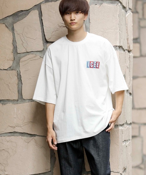 En serio TOKYO(エンソリオトーキョー)の「ICEE/アイシー 別注ビッグシルエット Tシャツ(Tシャツ/カットソー・メンズ・ブラック/ホワイト/ライトパープル・M/S/L)」の22枚目の写真