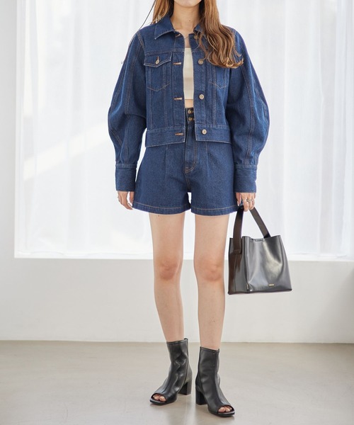 Heather（ヘザー）の「デニムショートパンツ 125911（デニム