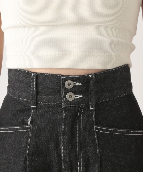 Heather（ヘザー）の「デニムショートパンツ　125911（デニムパンツ・レディース・ブルー/ブラック・S/M）」の22枚目の写真