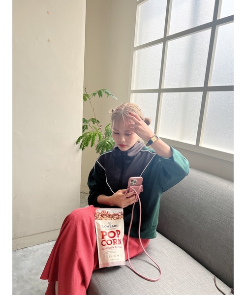 JUMELLE（ジュメロ）の「ワッフルマーメイドロングスカート（スカート・レディース・グリーン/ピンク・FREE）」の12枚目の写真