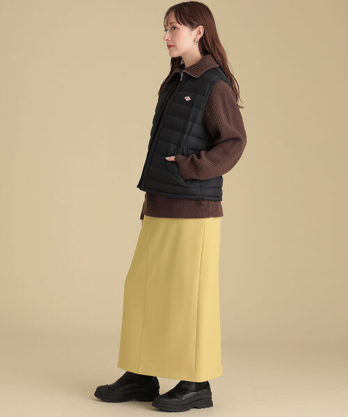 Ray BEAMS（レイビームス）の「DANTON / インナー ダウン ベスト（ダウンベスト・レディース・ブラック/ブラウン系その他2・SMALL/MEDIUM）」の4枚目の写真