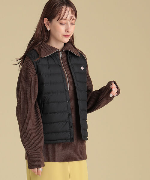 Ray BEAMS（レイビームス）の「DANTON / インナー ダウン ベスト（ダウンベスト・レディース・ブラック/ブラウン系その他2・SMALL/MEDIUM）」の6枚目の写真