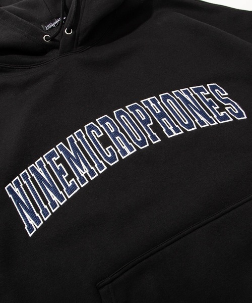 NineMicrophones（ナインマイクロフォンズ）の「COLLEGE PARKA（パーカー・メンズ・ベージュ/グレー/ブラック・LARGE/X-LARGE/MEDIUM）」の8枚目の写真
