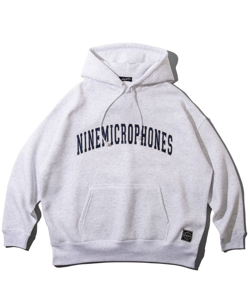 NineMicrophones（ナインマイクロフォンズ）の「COLLEGE PARKA（パーカー・メンズ・ベージュ/グレー/ブラック・LARGE/X-LARGE/MEDIUM）」の6枚目の写真
