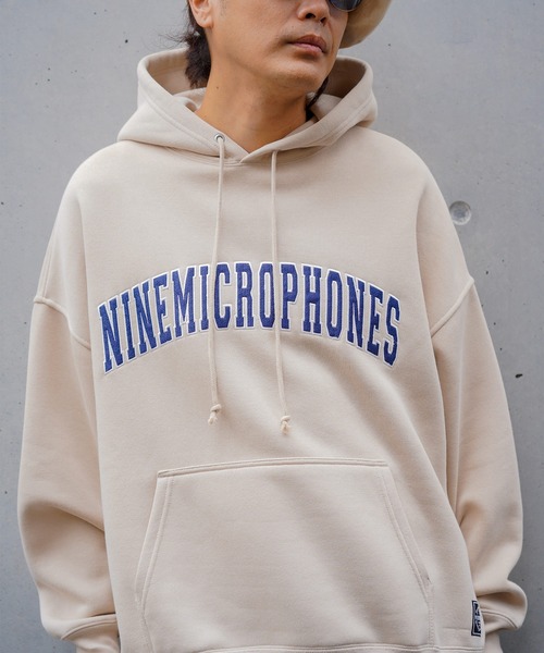 NineMicrophones（ナインマイクロフォンズ）の「COLLEGE PARKA（パーカー・メンズ・ベージュ/グレー/ブラック・LARGE/X-LARGE/MEDIUM）」の14枚目の写真