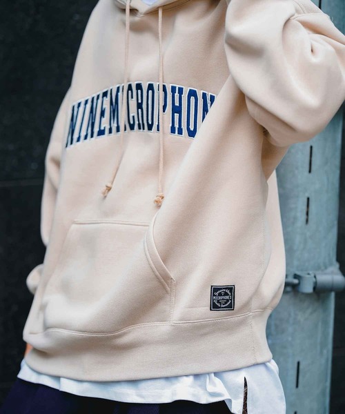 NineMicrophones（ナインマイクロフォンズ）の「COLLEGE PARKA（パーカー・メンズ・ベージュ/グレー/ブラック・LARGE/X-LARGE/MEDIUM）」の16枚目の写真