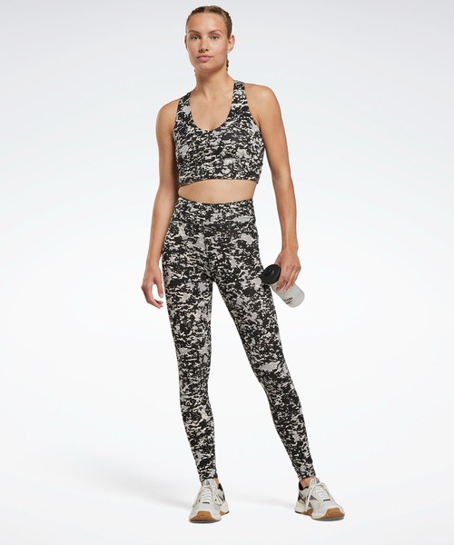 Reebok（リーボック）の「モダン サファリ ブラレット / Modern Safari Bralette （スポーツブラ・レディース・ブラック/グリーン・SMALL/MEDIUM/LARGE/X-LARGE/X-SMALL）」の5枚目の写真